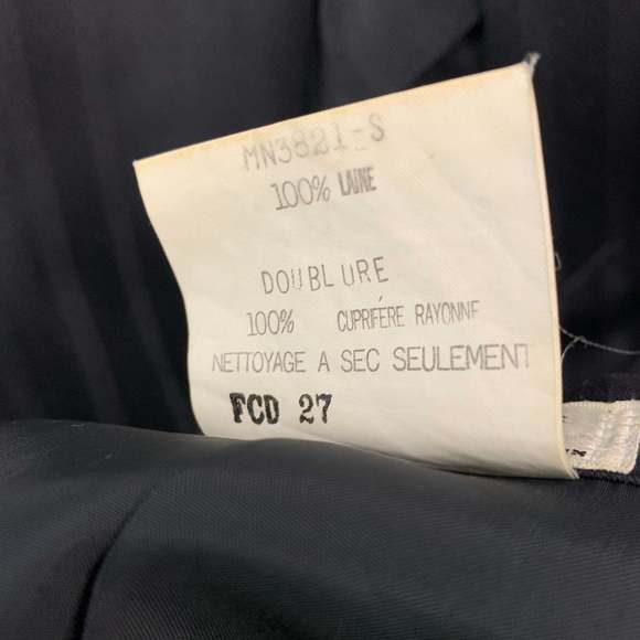 MATSUDA  Black Stripe Wool Double Breasted 30 29 Suit - Picture 8 of 10